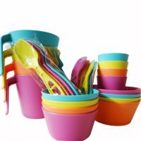 韓國進(jìn)口旅行環(huán)保餐具套裝 戶外生活與環(huán)保理念的完美融合